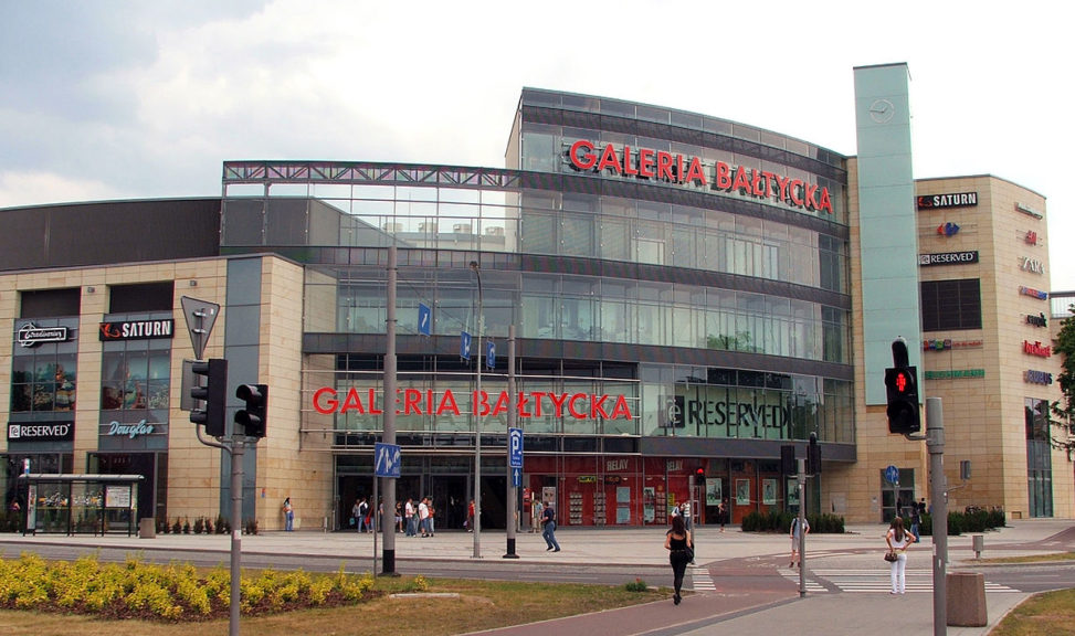 galeria bałtycka zdjęcie przedstawiające budynek galerii bałtyckiej