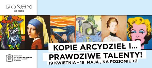Forum Gdańsk - aktualności. Wystawa obrazów młodych talentów.